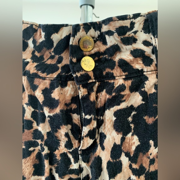 Leopard print chinos, size 12 - Picture 2 of 3